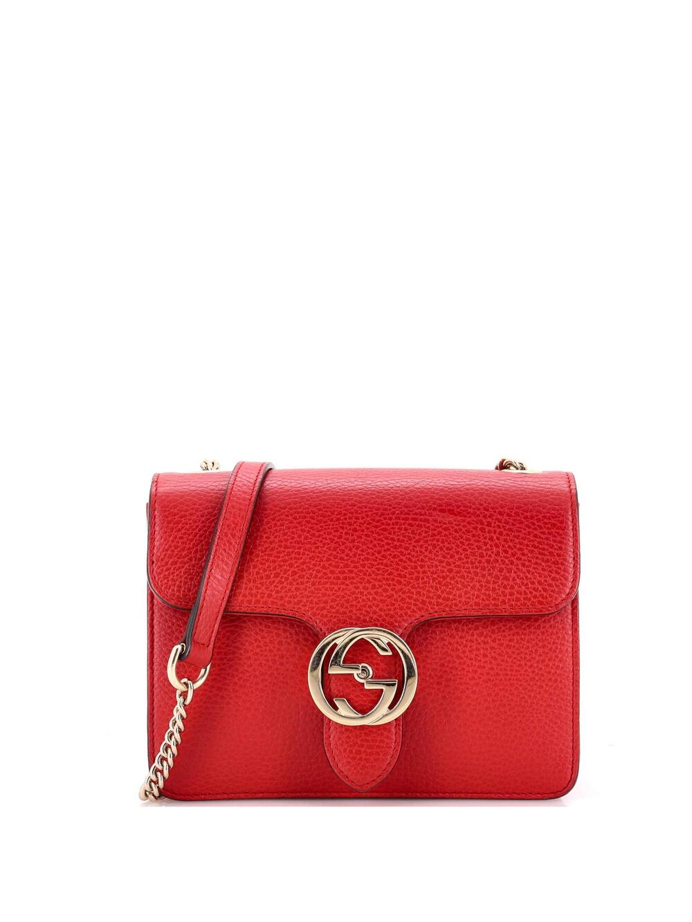 Gucci Interlocking Shoulder Bag Leather #354153G88B